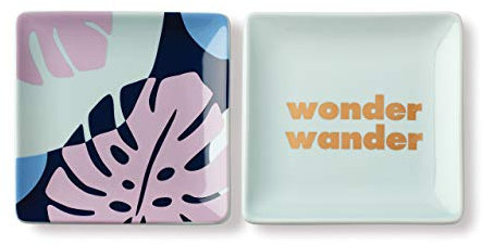 kate spade new york Sweet Talk Wonder Wander Lot de 2 assiettes Multicolore 0,5 kg