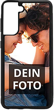 PhotoFancy® – Personalisierte Samsung Galaxy S21 5G Hülle mit Foto Bedrucken – Handyhülle selbst gestalten (Softcase)