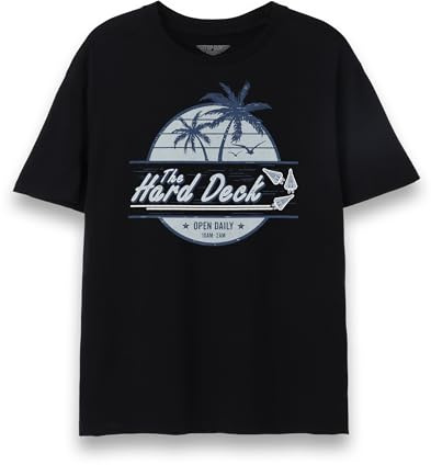 Top Gun Maverick Mens T-Shirt | Adults Fly Like a Phoenix Short Sleeve Graphic Tee in Black | Action Movie Ace of Spades Apparel Top | Iconic Film Series Merchandise Gift
