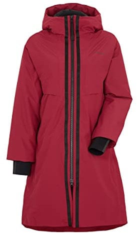 Didriksons W Aino Parka 4 Rot, Damen Parkas, Größe 36 - Farbe Ruby Red