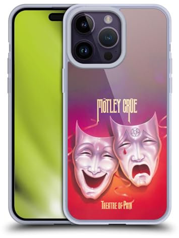 Head Case Designs Offizielle Motley Crue Theater of Pain Alben Gelhülle [Militärischer Schutzgrad] Kompatibel Mit Apple iPhone 14 Pro Max Und Kompatibel Mit MagSafe