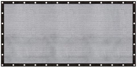 Cool Area 60–70% Netzplane, Schattenschutz mit Ösen, 3 x 6 m, Schwarz