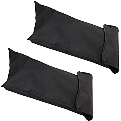 2 Pack BBQ Tool Storage Bags Portable Barbecue Tool Holder Bags Foldable Grilling Utensil Carrying Pouches for Camping, Hiking, BBQ