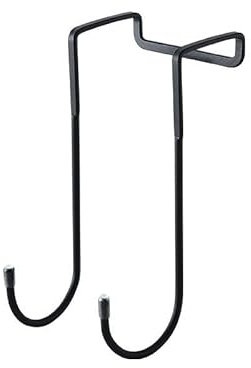 EUYIMOMO door hooks 304 stainless steel S hooks cupboard door back dorm bedside hanging storage nail-free non-marking door back hooks double hooks (Color : B, Size : 5PCS_LARGE)