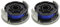 RYOBI - Bobine Simple Fil Ø 1,6mm, Longueur 4,5m avec Couvercle pour Coupe-Bordure Électrique sur Batterie - Fil Résistant et Durable - Compatible Plusieurs Modèles - RAC124 (Lot de 2)