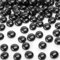 DomeStar 5LB Flat Glass Marbles, Black Flat Glass Pebbles, Marbles for Vases Fish Tank Aquarium Rocks Vase Fillers for Table Scatters DIY Crafts