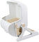 Toilette Automatica Per Gatti, Lettiera Autopulente Con Setaccio Per Lettiera, Gatti Grandi, 50 X 46 X 43 Cm.,Bianco, Giallo,HaoAMZ