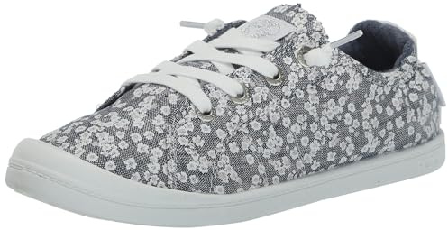 Roxy Damen Rory Flacher Slipper, Offen, grau, 38.5 EU