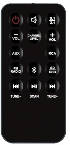 VINABTY R10004 Telecomando di Ricambio Adatto Per Logitech Z607 5.1 Surround Sound Speaker System Remote