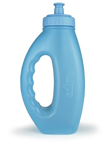 Ultimate Performance Runners Bottle 580cc Blue Carbon Neutral Certified BPA free flexible food grade plastic Fully Recyclable Ergo Shape Soft Spout Cap Run Hike Outdoor Sport Marathon Ultimate Event