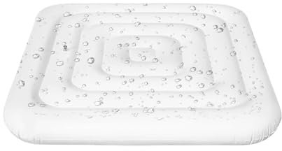 Hitrod Couverture de Spa Gonflable, Couverture de Spa,Housse Coupe-Vent pour Spa avec poignées | Couvercle de Baignoire à Isolation Thermique pour Un Rangement Facile pour Auberge, Salle de Bain,
