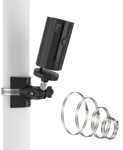 Camera Mount for Ring Indoor Camera 2nd Gen, Mast Mount Pole Mounting Bracket Wall Mount for Ring Indoor Cam 2, Security Cameras Accessories for Ring Indoor Camera 2nd Gen, Pack of 1, Black