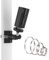 Camera Mount for Ring Indoor Camera 2nd Gen, Mast Mount Pole Mounting Bracket Wall Mount for Ring Indoor Cam 2, Security Cameras Accessories for Ring Indoor Camera 2nd Gen, Pack of 1, Black