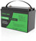DATOUBOSS 12V100Ah LiFePO4 Batterie Lithium,BMS intégré 100A,8000-15000Cycles Cycle Profond Batterie Lithium,Max 1280W Puissance supportée en série/parallèle