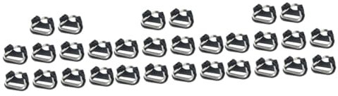 OSALADI Sets Camera Strap Triangle Hook Adapter Split Ring Connectors for Camera Straps Stainless Steel Buckle Pcs