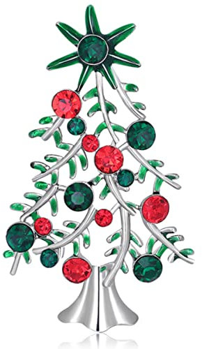 GALPADA Broche sapin de Noël Bijoux pour femmes broche de manteau bijoux de noël pin's noel broche de noel sapin épingle à nourrice broches pour femmes x de bal pour les strass