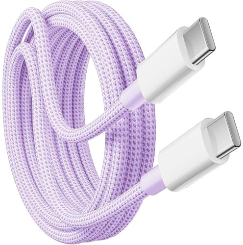 KP TECHNOLOGY 60W Fast Charger Cable For Samsung Galaxy Tab S10 FE/FE Plus/Tab S10 / Ultra / A9 / A9+, S9, S8, S7, S6 / Plus/Ultra/Lite (PURPLE, 1M)