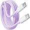 KP TECHNOLOGY 60W Fast Charger Cable For Samsung Galaxy Tab S10 FE/FE Plus/Tab S10 / Ultra / A9 / A9+, S9, S8, S7, S6 / Plus/Ultra/Lite (PURPLE, 1M)