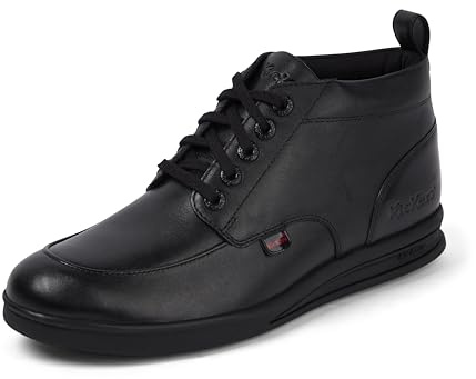 Kickers Boy's Troiko Hi Leather Ankle Boot,