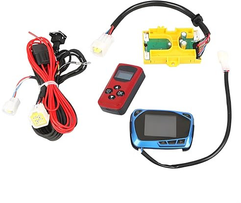 Feegow Auto Heizung Steuerplatine LCD Schalter Fernbedienung, Auto Luft Diesel Heizung Steuerplatine für 5KW-8KW Motherboard W/LCD Schalter Fernbedienung