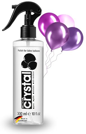 KODA Glanzspray für Latexballons – hochglänzend und antistatisch | Balloon Shine Spray für Luft- und Heliumballons aus Latex – streifenfreier Hochglanz – staubabweisend – nachfüllbar