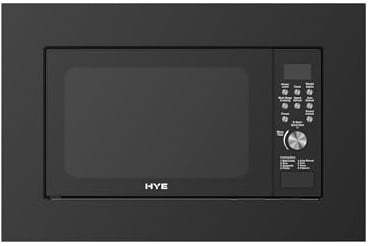 HYE Built-in Microwave Oven 20L, 700W Digital Black Microwave with Preset Functions, Defrost Modes, Compact Size, Push Buttons, Rotary Dial & Integrated Design – SA01BIM207B13 [2025]