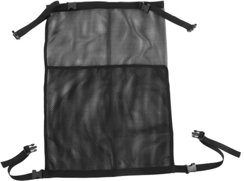 Healvian Adjustable Dual Oxygen Cylinder Bag for Wheelchairs Portable Oxygen Tank Carrier with Large Mesh Storage Pockets for Travel and Mobility Scooters