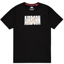 Alpha Industries Herren Logo Airborn T-Shirt (1er Pack)