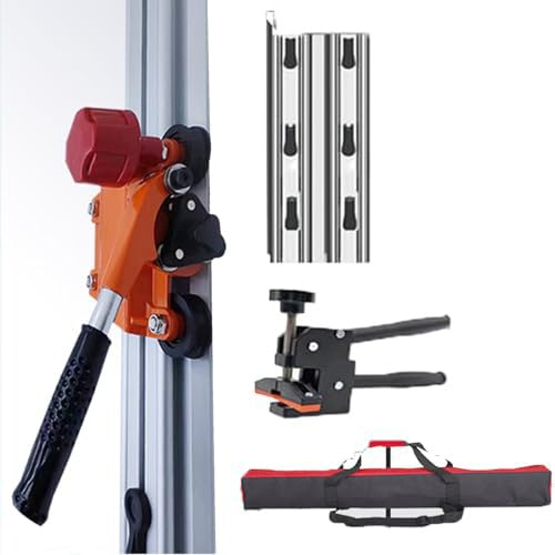 Manual Tile Cutter with Double Rail System for Large Format Ceramic and Porcelain Tiles, Professional Grade for Workshops and Industrial Use