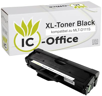 IC-Office MLT-D111S Toner Kompatibel für Samsung MLT-D111S MLT-D111L D111S D111L für Samsung Xpress M2070 M2070W M2070FW M2026W M2026 M2020 M2022W M2022 M2020W M2070F 1er-Pack