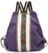Goodhan Damen-Rucksack aus Canvas, Tagesrucksack, lässiger Schulterrucksack, Vintage, robuster, diebstahlsicherer Reiserucksack, Veilchen, One_Size, Weich