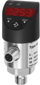 RIEGLER 103085-EDS-400 Elektr. Druckschalter, Digitalanzeige, M12x1, G 1/4, 0-400 bar, 1Stk