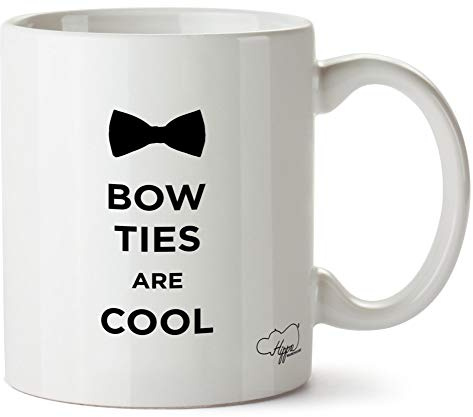 Hippowarehouse Bow Ties are Cool Printed Mug Cup Ceramic 10oz