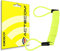 ACTECOM Cable Enrollado para candado de Moto recordatorio para candados de Moto Espiral para Motos Cable para candado de Moto (Amarillo)