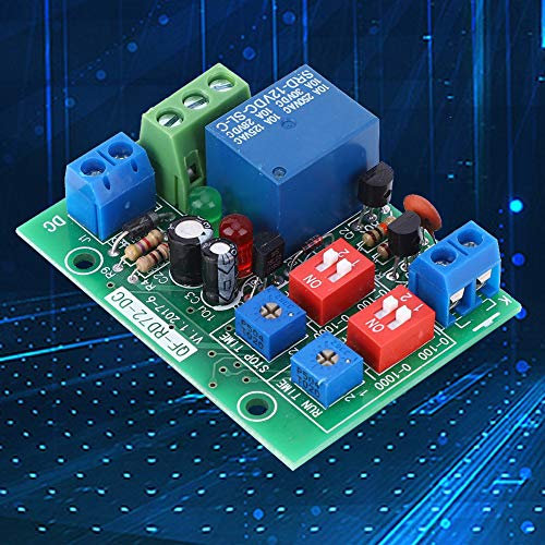 RD72-DC-12V Endloszyklus EIN AUS Relaismodul, DC 12V Einstellbare Verzögerungszeit Auslöseverzögerungsschalter Endlosschleifenrelais