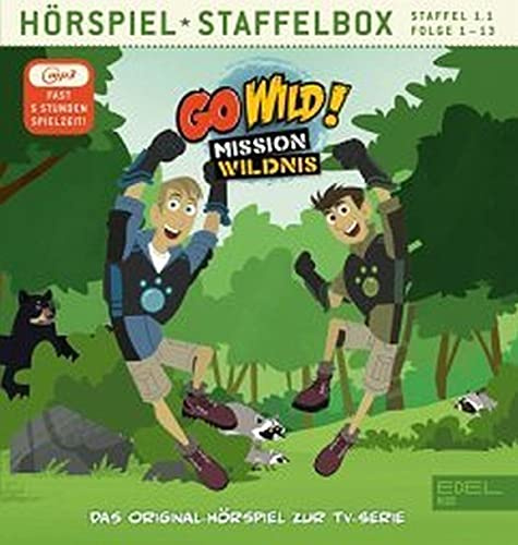 Go Wild! Mission Wildnis Staffelbox 1.1 (Folgen 1 - 13) - Die Original-Hörspiele zur TV-Serie