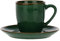 Rose & Tulipani - Tazzina caffè con piattino Concerto Verde Bosco