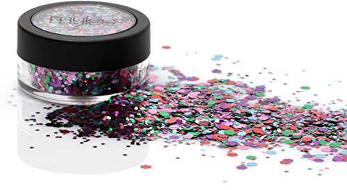 Mylee All That Glitters [Cheeky] - 101 Glitter Colour Choices - DIY Nail Decoration, Holographic Dust Powder - Ideal for Nail Art & Crafts