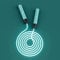 LED Light Jumping Rope SERIPY Professional Skipping Rope for Teenage Kids Trainer, Portable Adjustable Length for Fitness Training Gifts and Fun (Green)