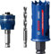 Bosch Professional 1x Expert Power Change Plus Lochsäge-Systemadapter (Ø 7,15 mm) + 1x Expert Tough Material Lochsäge (für Holz mit Metall, Ø 35 mm, Zubehör Schlagbohrmaschine)