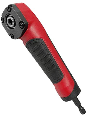 Geevorks Right Angle Drill Adapter, Electric Drilling Corner Tool with Magnetics Interface, Electric Pneumatic Screwdriver Turning Tool for Narrow Space Operations with Magnetics Interface