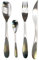 Lebrun Couverts - Ménagère EMERAUDE, Service 24 Pièces - Service de Table - Acier Inox - Fourchette - Cuillère - Couteaux Table - Set Couvert Cuisine - Set Couverts de Table - 6 Personnes - Vaisselle