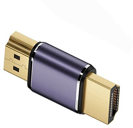 chenyang Adaptador convertidor CY HDMI 2.1, HDMI Macho a Macho UHD, Adaptador convertidor de extensión Compatible con 8K 60Hz HDTV