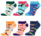 WeciBor Damen Lustige Bunte Sneaker Kurze Socken, 6 Paar Mehrfarbig Dackel, Größe 39-42