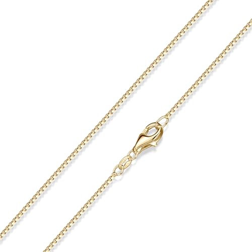 Materia Goldkette Damen Silber 925 60cm Venezianer vergoldet K15-60cm