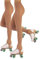 CALZITALY PACK 1 oder 2 PAARE - Damen Rollschuh und Eiskunstlauf Steg Strumpfhose | Karamell, Hautfarbe, Schwarz | S, M, L | 70 DEN | Made in Italy (S, 2 X Hautfarbe)