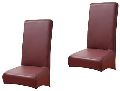 Garneck 2st Stretch-stuhlabdeckung Heimzubehör Esszimmerstuhl Sitz Goldene Stuhlhussen Dekoration Stühle Stuhlbezug Stuhl Ärmel Stuhlkoffer Für Hotel Leder Büro Pu Tischdecke