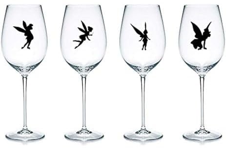 Beautiful 24 x Fairy Vinyl Stickers - Waterproof Decal Wine Glass Mug Wall Light Switch Car Mirror from Hair Fairy Graphics