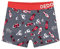 Dedoles Boxershorts Herren & Jungen Unterwäsche Trunks Baumwolle lustige Designs Dinosaurier Hamster Spiele Maulwurf Geschenk, Farbe Grau, Motiv Formel-Rennen Jungen, Gr. 6-8 Jahre