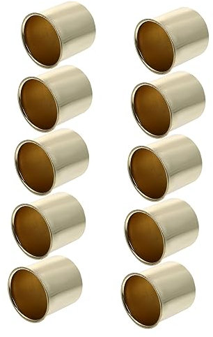 Amosfun 10St Kerzenbecher aus Metall kerzenständer Weihnachten weihnachtskerzenhalter Kerzenbecher aus Eisen Weihnachtskerzenhersteller Weihnachtsdekoration Halloween-Wohnkultur Esstisch